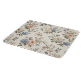 モダンガーデンの花と余白のデザイン カッティングボード (角)