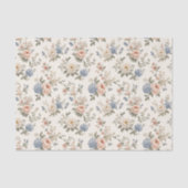 モダンガーデンの花と余白のデザイン 薄葉紙 (正面)