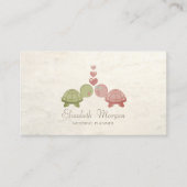 モダンガーリーおもしろい恋の亀 名刺 (正面)