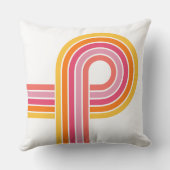 モダンガーリーはっきりした曲ストライプ線 クッション (裏面)