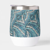 モダンガーリーエレガントターコイズ旋回名前をカスタムする (右面)