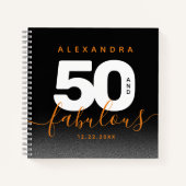 モダンガーリーオレンジ50と素晴らしい ノートブック (正面)