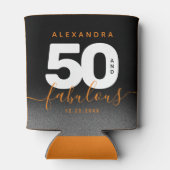 モダンガーリーオレンジ50と素晴らしい 缶クーラー (裏面)