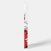 モダンガーリークール紅黒花 Case-Mate iPhoneケース (裏面 / 左)