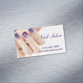 モダンガーリーグラデーションネイルアーティストネイルサロン マグネット名刺 (インサイチュ)