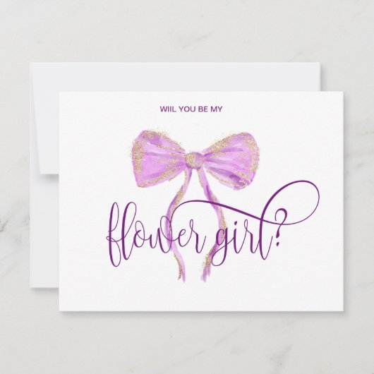 モダンガーリータイポグラフィ 招待状 (正面)