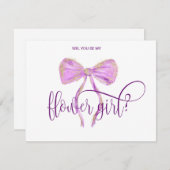 モダンガーリータイポグラフィ 招待状 (正面/裏面)