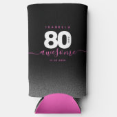 モダンガーリーピンク80と素晴らし スリム缶クーラー (正面)