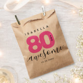 モダンガーリーピンク80と素晴らし フェイバーバッグ (クリップ留めされた状態)