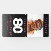 モダンガーリーピンク80と素晴らし 横断幕 (横)