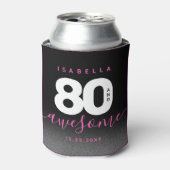 モダンガーリーピンク80と素晴らし 缶クーラー (缶正面)