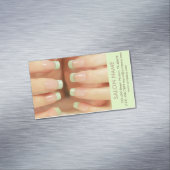 モダンガーリーファッション美しいスパネイルサロン マグネット名刺 (インサイチュ)