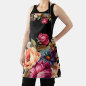 モダンガーリーフローラオールオーバープリントエプロン エプロン (インサイチュ)