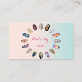 モダンガーリープロフェッショナル,爪、 ネイル 名刺