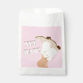 モダンガーリー女性のカーボーイブーツレッグスターイエハウピンク フェイバーバッグ (正面)