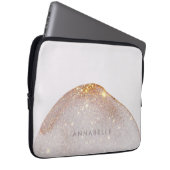 モダンガーリー金ゴールドの色のシンプル形エレガント式 ラップトップスリーブ (正面右)