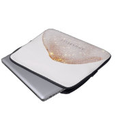 モダンガーリー金ゴールドの色のシンプル形エレガント式 ラップトップスリーブ (正面下部)