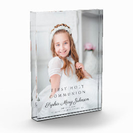 モダンガールの初聖体拝領の絵 フォトブロック