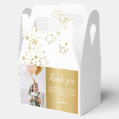 モダンキッズ ゴールド フォト サンクス フェイバーボックス (オープン)