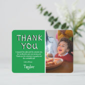 モダンキッズ フォト バースデー | サンクス カード (スタンド正面)