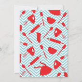 モダンキッチン ブライダルシャワー 招待状 (裏面)