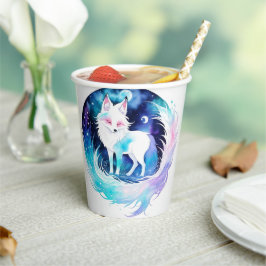 モダンキツネウッドランド誕生日 紙コップ