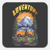 モダンキャンピングアドベンチャー スクエアシール (正面)