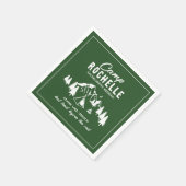 モダンキャンピング ブライズパーティー スタンダードカクテルナプキン (角)