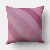 モダンキュイガーリーピストライプンクの毛皮パーソナライズされた クッション (裏面)