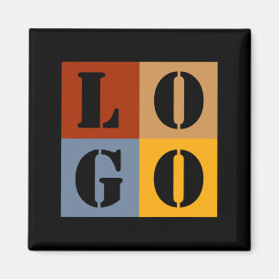 モダンキュイパーソナライズされたギフトブラックシンプル マグネット