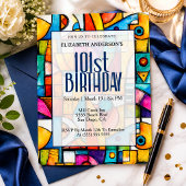 モダンキュビスト101歳の誕生日 招待状