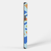 モダンキュビズム背景 iPhoneケース (右側面)