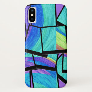 モダンキュビポップ・アートのズム iPhone X ケース