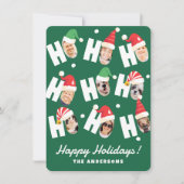 モダンキュートサンタハット ファミリー写真9 シーズンカード (正面)