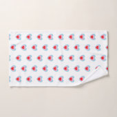 モダンキュートハート バスタオルセット (ハンドタオル)