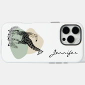 モダンキリンiPhone Case-Mate iPhoneケース (裏面 (横))