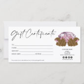 モダンギフトガーリーカード爪、 ネイル (正面)