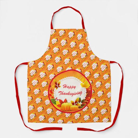 モダンギフト感謝祭最高の エプロン (正面)