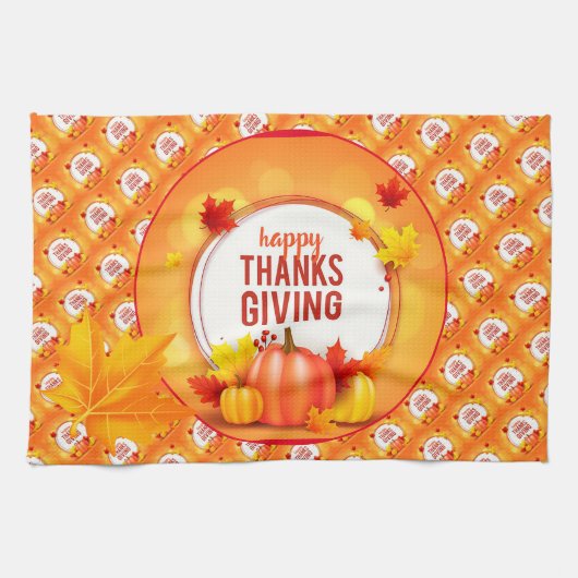 モダンギフト感謝祭最高の キッチンタオル (横)