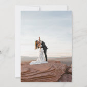 モダンギリシャ ギリシャの島々のデスティネーションウェディング 招待状 (裏面)