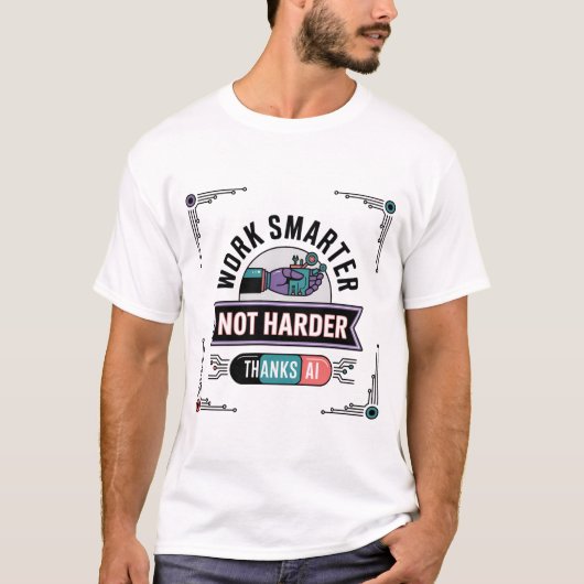 モダンギーク技術動向デジタル変換 Tシャツ (正面)