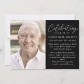 モダンクラシックお祝い 招待状 (正面)