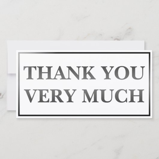 モダンクラシックエレガント黒プリントサンキュー (正面)