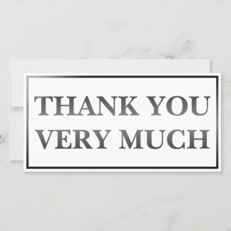 モダンクラシックエレガント黒プリントサンキュー