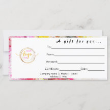 モダンクラシックカスタム企業のギフト券