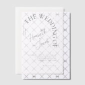 モダンクラシックザアーチザ結婚ーズ ベラム紙招待状 (オフセット (招待状))