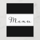 モダンクラシックシンプルカードブラックDIYフライヤー チラシ (正面)