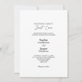 モダンクラシックシンプルファンシーNothingの写真結婚s 招待状 (正面)