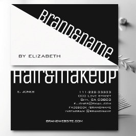 モダンクラシックシンプル白黒2色 名刺