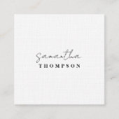 モダンクラシックシンプル スクエア名刺 (正面)